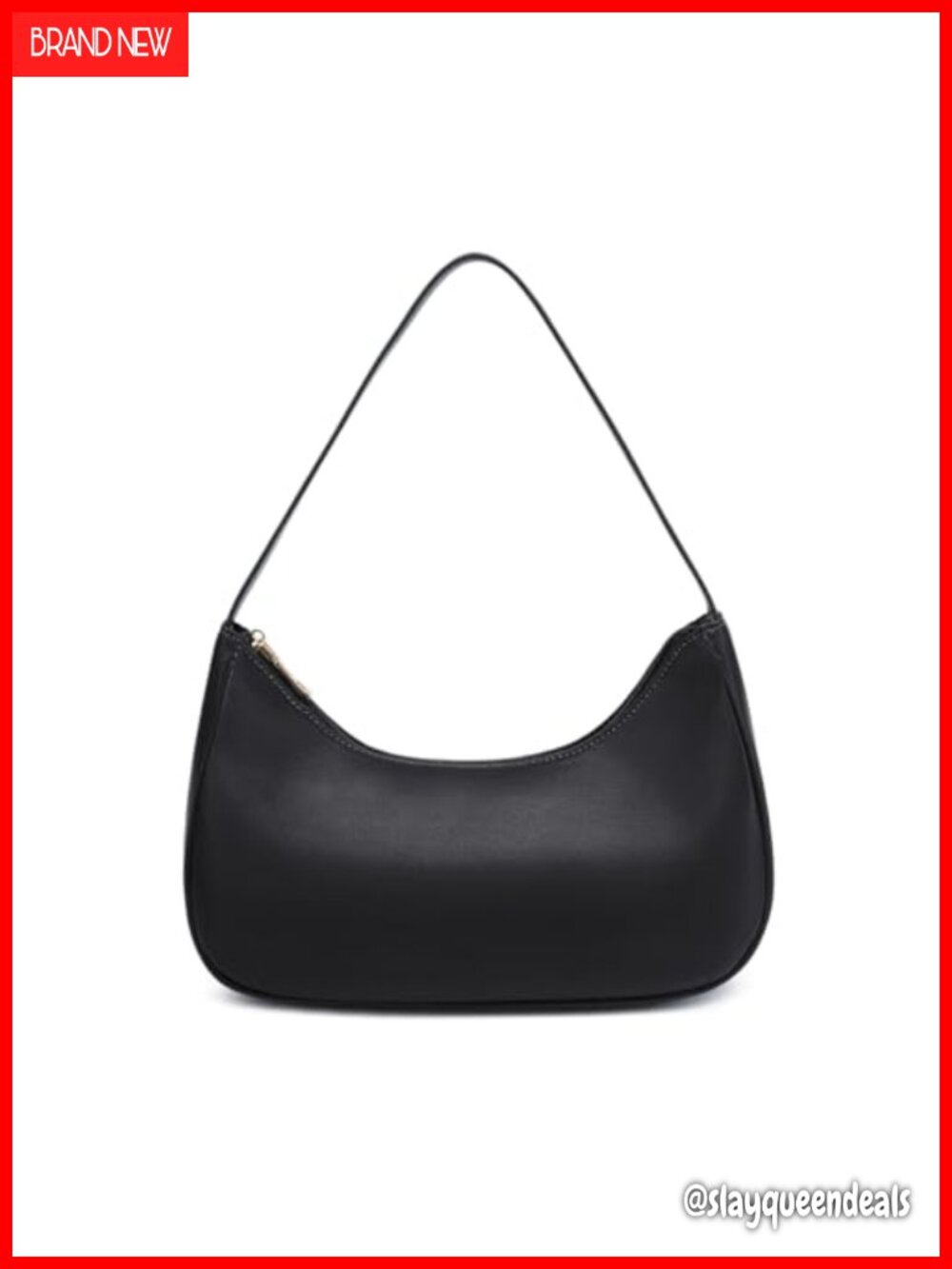 Lightweight PU Leather Hobo Shoulder Bag Cute Tote Mini Clutch Purse